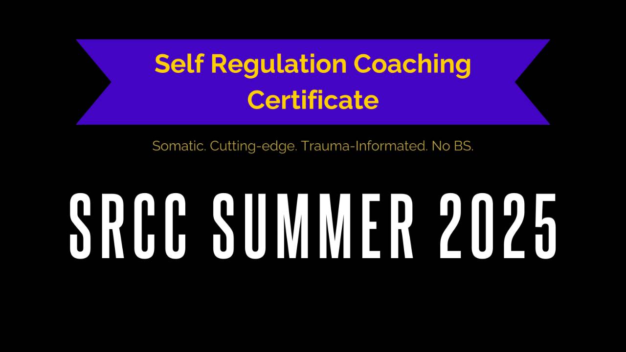 Self Regulation Coaching Certificate